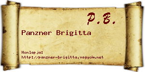 Panzner Brigitta névjegykártya